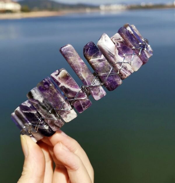 Magic Wicca~Witchcraft Accessories Raw Natural Crystal Wide Crystal Crown Headband Wicca Hair Accessories Bridal Party Gift