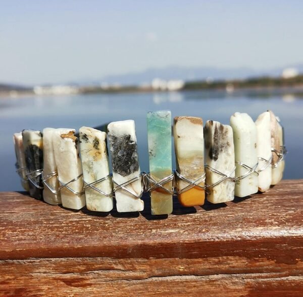 Magic Wicca~Witchcraft Accessories Raw Natural Crystal Wide Crystal Crown Headband Wicca Hair Accessories Bridal Party Gift