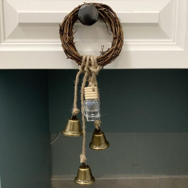 Witches Bell Witch broom Door Protection Charm Aromatherapy bottle Wicca Decor Altar Decor Witchcraft Supplies Celtic Door Bells  Wall Decor