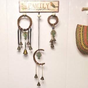 Witches bells door and window hanging   Pagan Gothic pendant  Wall Decor