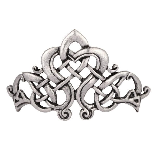Magic Wicca~Women Antique Silver Metal Stick Slide Hair Clip Celtics Knots Hairpins Retro Hair Jewelry Accessories