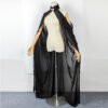 Women Medieval Fairy Shawl Cape Chiffon Gothic Wicca Robe Black Green Cosplay Victorian Dress Cloak Halloween Costume For Women - Cosplay Costumes