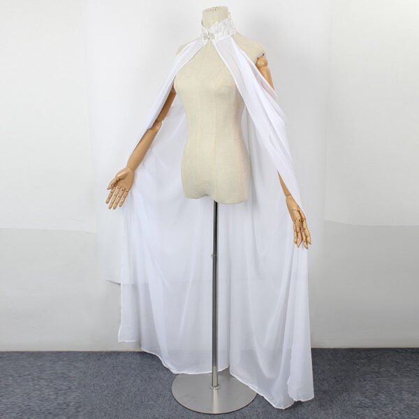 Women Medieval Fairy Shawl Cape Chiffon Gothic Wicca Robe Black Green Cosplay Victorian Dress Cloak Halloween Costume For Women - Cosplay Costumes