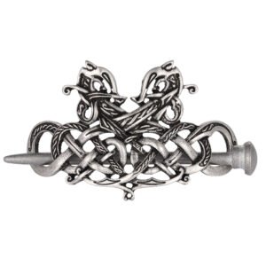 Magic Wicca~Women Metal Stick Slide Hair Clips Celtics Knots Viking Runes Double Dragons Hairpin Hair Jewelry Accessories