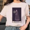 Women's Tarot Card Flower Funny Time Ladies Cartoon Fashion Short Sleeve Summer Printed T-shirt Women's T-shirt Top Pattern. - T-shirts