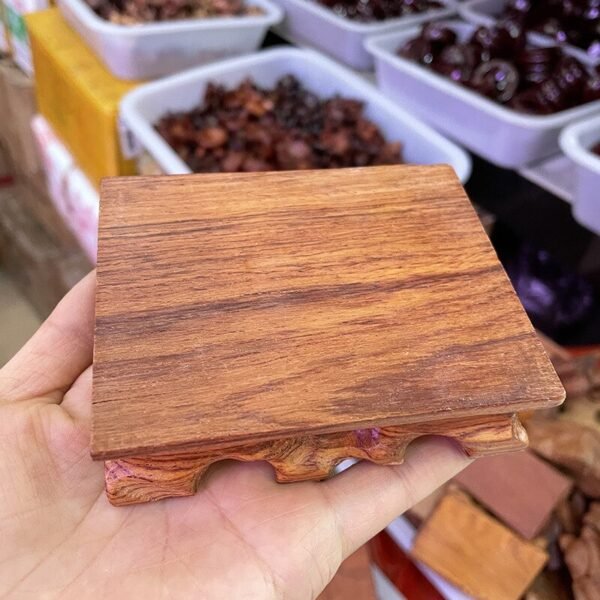 Wood Carving Base Display Stand For Vase Teapot Crystal Jade Stone Mineral Statue Flowerpot Base Ornament 1PC