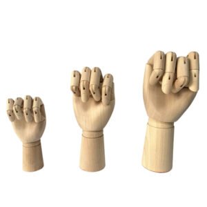 Wood Hand Sketch Mannequin Models 7/10/11 Inch Flexible Jointed Doll Limbs Human Artist Drawing Decoration