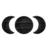 Wooden Moon Wall Decoration Shelf Moon Phase Cycle  Storage  Accessories Bohemian Style Crystal Organization  Wall Decor