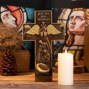 Wooden-Nativity-Scene-for-Home-Decor-Tabletop-Centerpieces-Nativity-Scene-Sculptures-and-Figurines-Christmas-Gift Wooden Nativity Scene for Home Decor, Tabletop Centerpieces, Nativity Scene Sculptures and Figurines, Christmas Gift