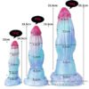 YOCY S/M/L Ice Dragon Anal Plug Silicone Monster Dildo With Sucker Big Knot Penis Butt Masturbator Sex Toy For Women Men| |