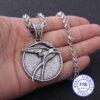 Viking Magic~Stainless Steel Wolf Head Pendant the Geralt Netflix TV Cosplay Necklace never fade