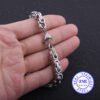 Viking Magic~Stainless Steel bracelets Link Byzantine Chain Bracelet For MENS Jewelry Fashion Good quality