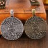 New Magicun Viking~Yggdrasil Viking World Tree, Tree of Life Pendant Necklace Jewelry  1pc