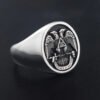 Scottish Rite 32 Degree Mason Freemasonry Masonic 925 Sterling Silver Ring