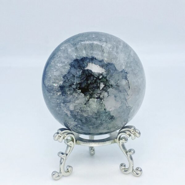 Black silk agate ball Home decoration