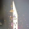 Crystal Wind Chime Star Moon Sun Light Catcher Prism Rainbow Maker Suncatcher Windbell Hanging Pendant Ornament Home Decoration