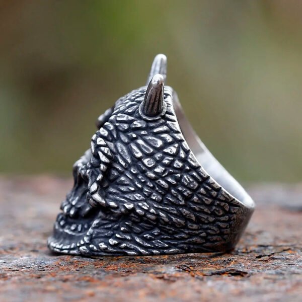 New Gothic Retro devil cyclops Skull Ring 316L Stainless Steel Rings For Men Party Jewelr