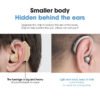 Digital Hearing Aids Rechargeable Hearing Aid High Power Sound Amplifier for Elderly behind the Ear Care One Click Adjustable