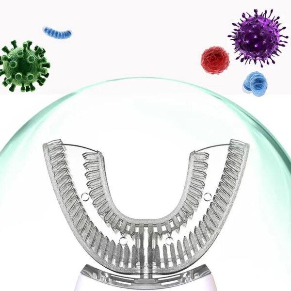 Revolutionary U-Type Sonic Electric Toothbrush: 360° Intelligent Silicon Head, Automatic USB Charging, Waterproof Design