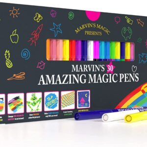 a5e2c74d38bd7baa59ad40482a905547_07a120d2-d9f7-4c85-8452-937999c91f08 - NEW X 30 Amazing Magic Pens - Color Changing Magic Pen Art - Create 3D Lettering or Write Secret Messages - Includes 30 Magic Pens