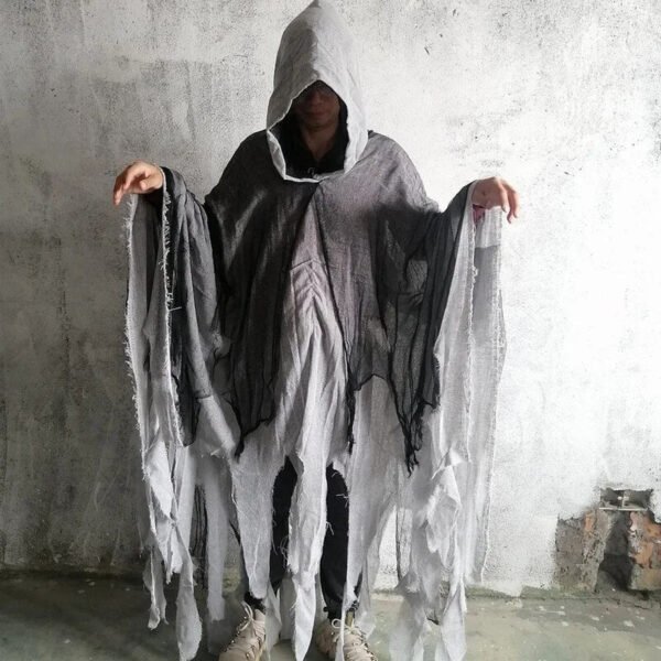 Halloween cloak cos adult children zombie skull cloak props horror ghost way