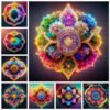 Mandala 5D DIY Diamond Painting Datura Kits Full Round Square Diamond Mosaic Embroidery Gift Home Decor Drop shipping X1119