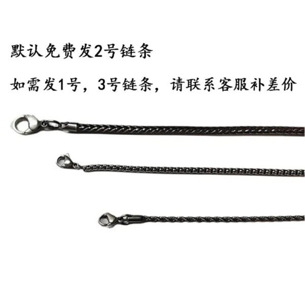 Classic Pure Tin Jesus Crucifixion Cross Pendant Necklace for Woman and Men Christian Amulet Jewelry Gifts Titanium Steel Chain