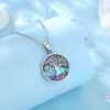 Sterling Silver Tree of Life Pendant Necklace
