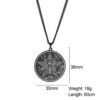 Vintage Talisman Tetragrammaton Pentagram of Solomon Pendant Wicca Necklace Gift
