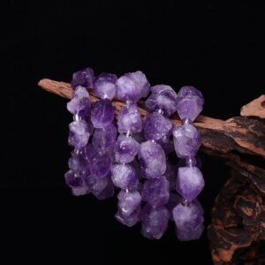 Magicun Crystal~amethyst bracelet rough stone bracelets amethyst bracelet Help sleep crystal bracelet jewelry wholesale