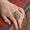 Ancient Greek God Zeus Destiny Vintage Amulet Ring