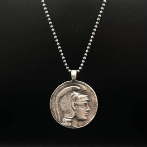 Athena Necklace | Museum Quality Replica of an Ancient Coin Ancient Treasures Ancientreasures Viking Odin Thor Mjolnir Celtic Ancient Egypt Norse Norse Mythology