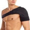 Sports Recovery Shoulder Brace for Men and Women Back Stability Support Adjustable Fit Sleeve Wrap Relief Injuries Tendonitis