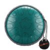Hluru Glucophone Steel Tongue Drum 13 Inch 15 Notes C Ethereal 12 Inch 13 Notes Drum Handpan Percussion Musical Instrument
