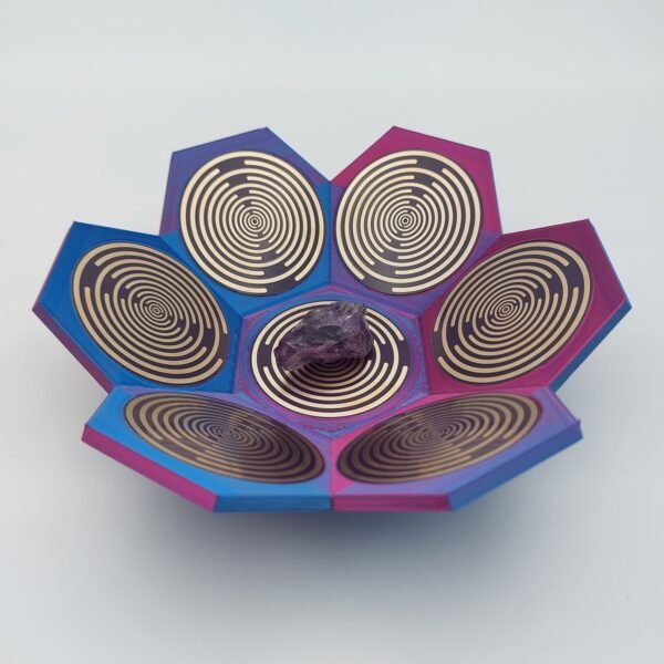 Charging station Lakhovsky MWO antenna, orgonite, EMF shield, 5G protection, radionics, multiwave oscillator, scalar waves, reiki, sacred geometry