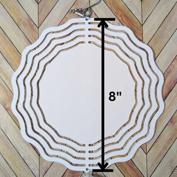 Pink Flower 3D Sublimation Wind Spinner | Hanging Wind Spinner | Yard Decoration | Garden Decoration | Outdoor Decoration