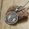 Sigil of Lucifer David Star Pendants Stainless Steel Pagan Occult Male Jewelry