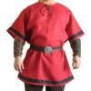 2023 Men Cosplay Medieval Vintage Renaissance Viking Warrior Knight Costume Men Nordic Army Pirate Tunic Shirt Tops Renaissance
