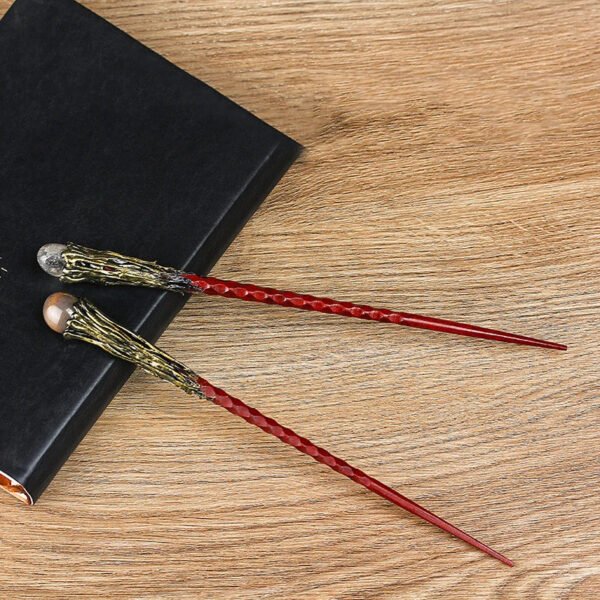 Natural Stones Crystal Magic Wand Witch Amethyst Rose Pink Quartz Labradorite Red Agate Home Decoration Witchcraft Reiki Healing