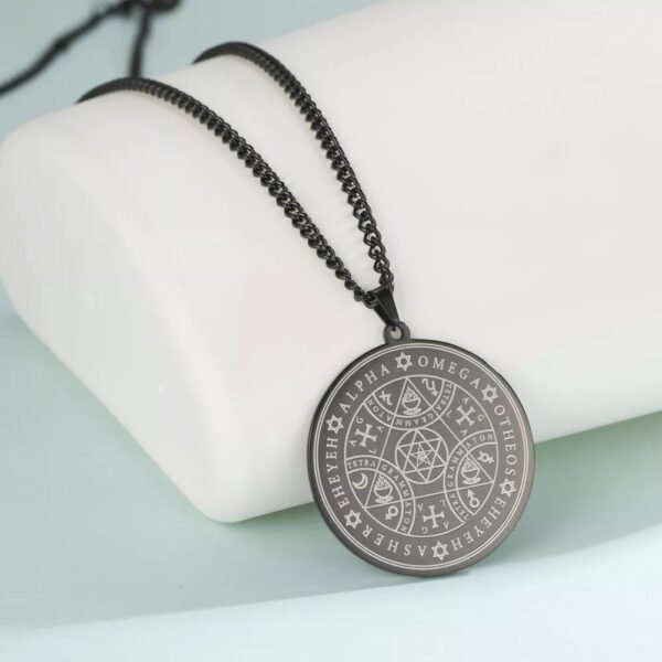Wicca Tetragrammaton Pagan Pentagram Star of David Pendant Supernatural necklace