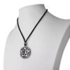 Pewter Pentacle of the Goddess Pendant Pentagram Necklace Wicca Witch Talisman