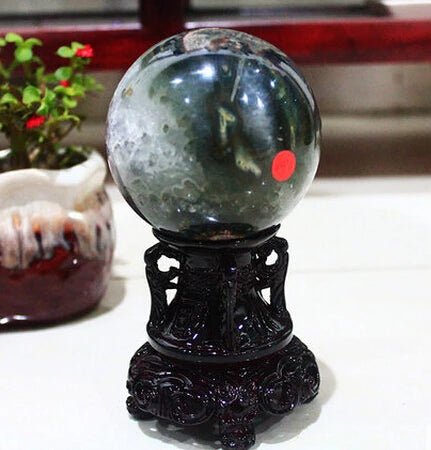 Authentic Uruguay stone Amethyst ball ornaments small Amethyst hole natural agate stone