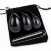 Obsidian Yoni Egg Set – Black Obsidian Crystal Yoni Eggs for Vaginal Muscle Tightening and Postpartum Recovery