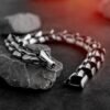 Bracelets Viking Skeletal Dragon Bracelet Ancient Treasures Ancientreasures Viking Odin Thor Mjolnir Celtic Ancient Egypt Norse Norse Mythology