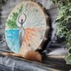 Shaman Drum Tree of Life Decoration Design Handmade Shamanic Drum Siberian Drums Spirit Music with Drumstick Home Ornament