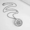 Vintage Talisman Tetragrammaton Pentagram of Solomon Pendant Wicca Necklace Gift