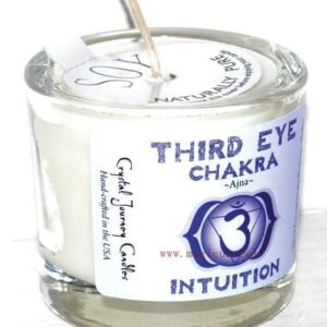 Magic Candle~Intuition Third Eye Chakra Ajna Soy & Essential Oils Small 2" Votive Candle