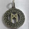 Viking Talisman Pendant Viking Rune Amulet Tyr Necklace Occult Jewelry