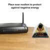 Crystal Orgone Pyramid – Orgonite Energy Generator with Copper-Wrapped Quartz and Shungite Crystals for Positive Energy