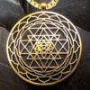Sri Yantra pendant Silver plated necklaces & pendants for women